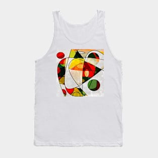 Abstract pattern multicolored Tank Top